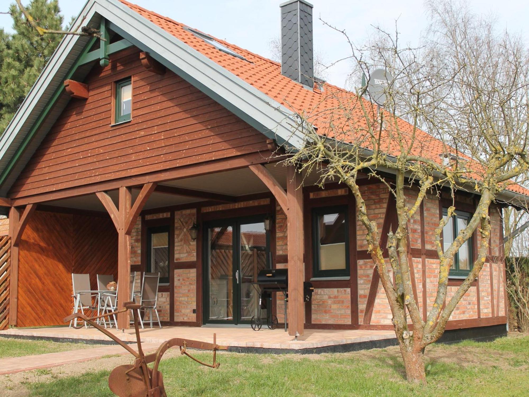 Modern Holiday Home In Brusow With Roofed Terrace Kröpelin Kültér fotó